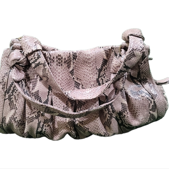 Cole Haan Snake Print Satchel - Picture 3 of 8